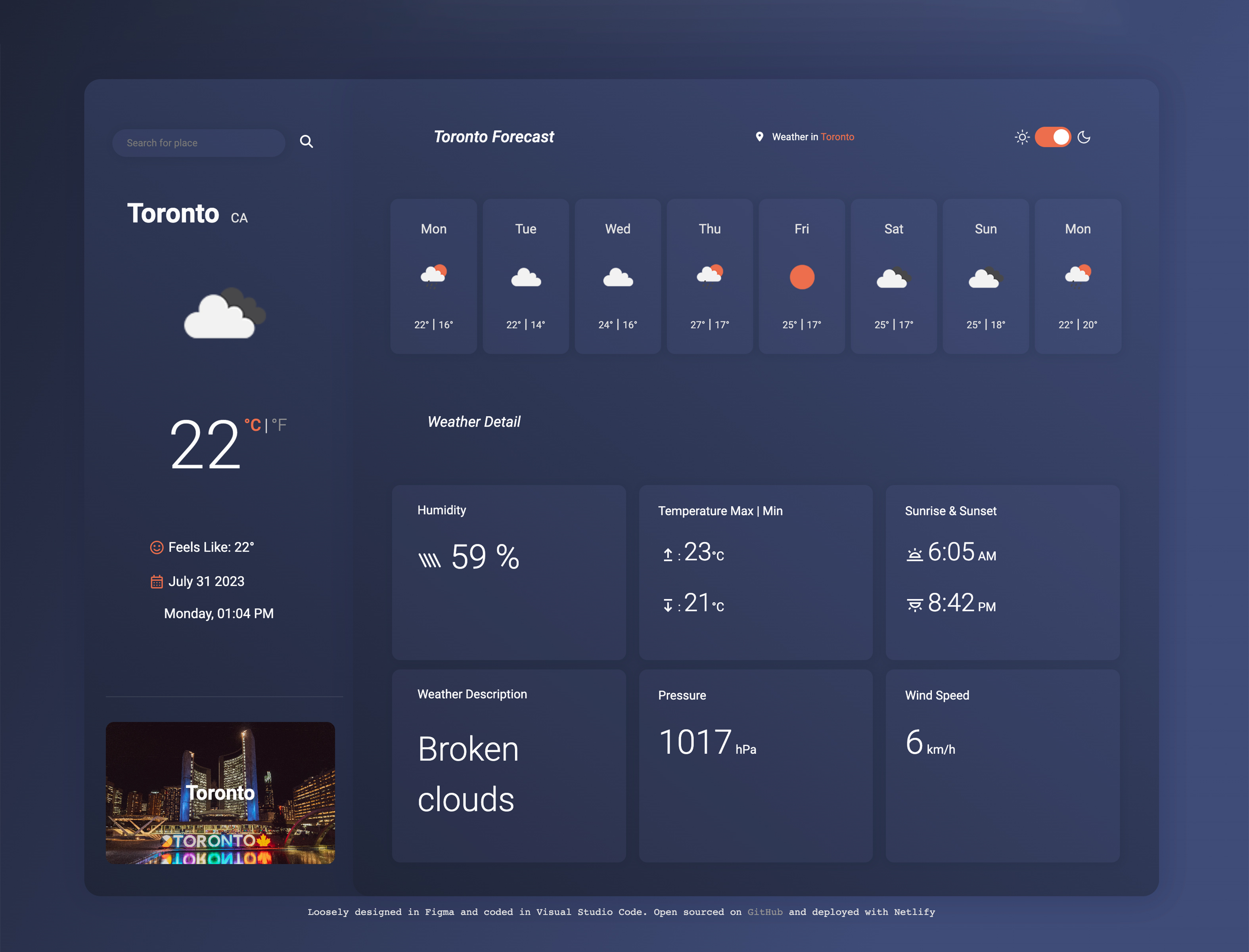 Personal-Project-Weather app